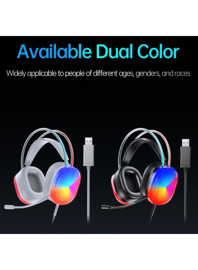 أوي سماعة ألعاب Awei GM-11 سلكية، مزودة بإضاءة RGB (طولها متران). قوة. دقة. أداء. - Image 2